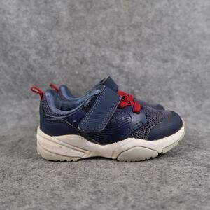 Cat & Jack Shoes Baby 6 Sneaker Casual Active Hook N Loop Strap Blue Red Trainer